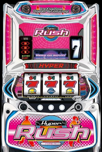 6,5号機『ハイパーラッシュ』設定6確定画面！レギュラー終了時＆AT終了